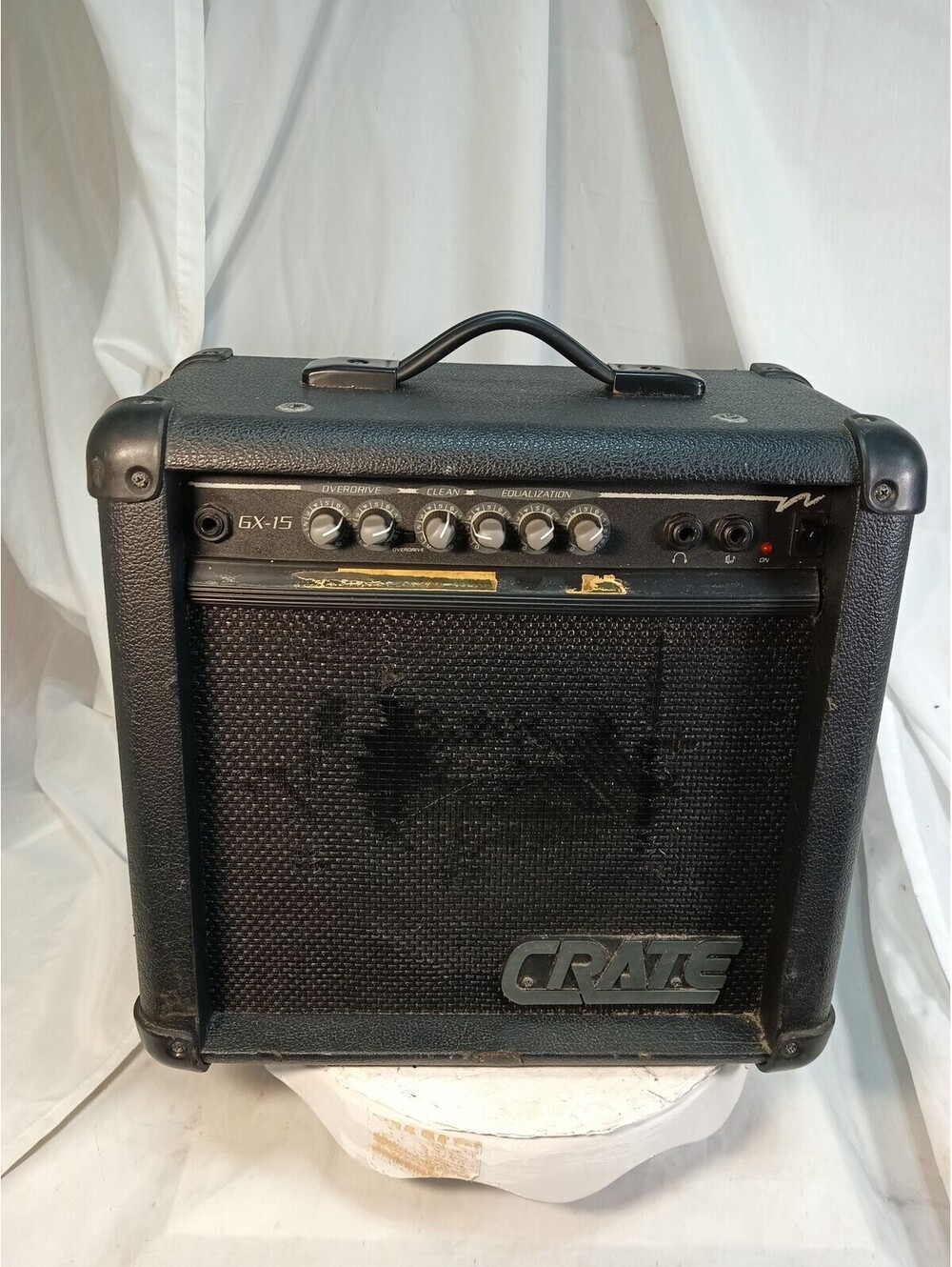 Crate GX-15 15W Guitar Combo Amplifier 2-Channel Overdrive Clean Solid State